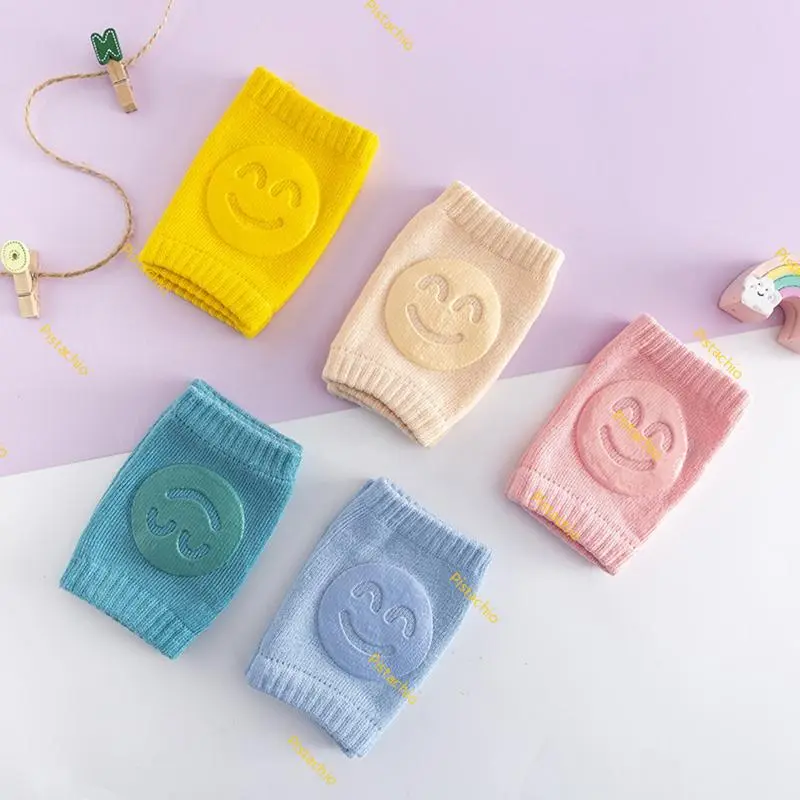 1 Pair Baby Crawling Kneepads Infants Safety Elbow Cushion Toddlers Leg Warmer Knee Support Protector