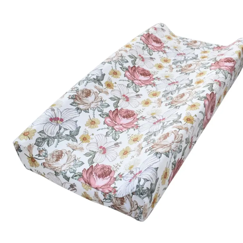 Printed Nappy Changing Pad Sheets Cover Comfortable Diaper Changer Sleeve Case