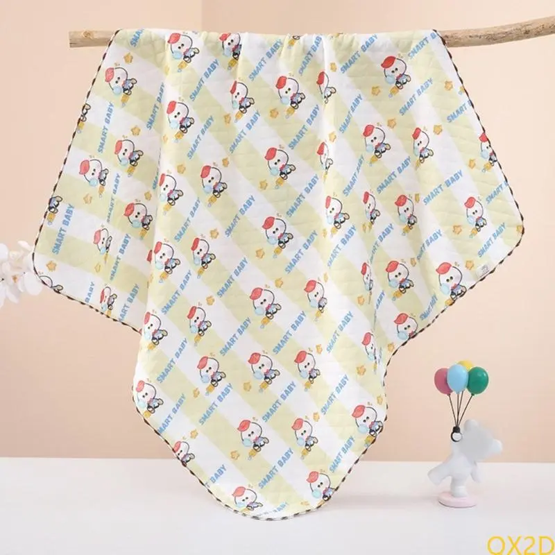 85x85cm Infant Bath Blanket Cotton Comfortable Bath Towel Thin Quilt for Delicate Skin Care Soft and Breathable