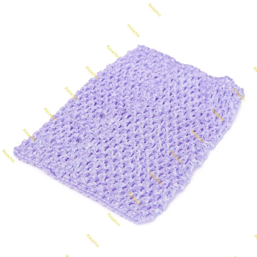QX2D 9 Inch Elastic Crochet Chest Wrap 23x20cm Girl Fabric Knit Tube Tops