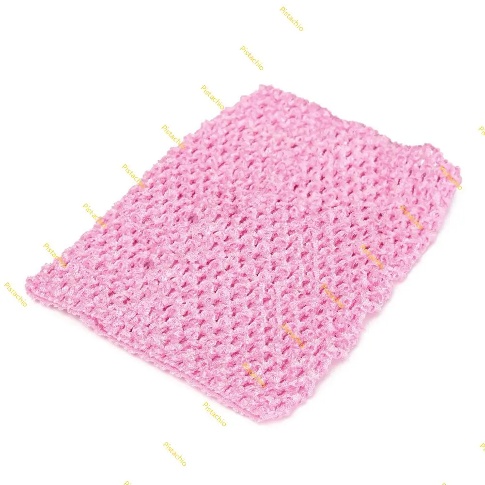 QX2D 9 Inch Elastic Crochet Chest Wrap 23x20cm Girl Fabric Knit Tube Tops