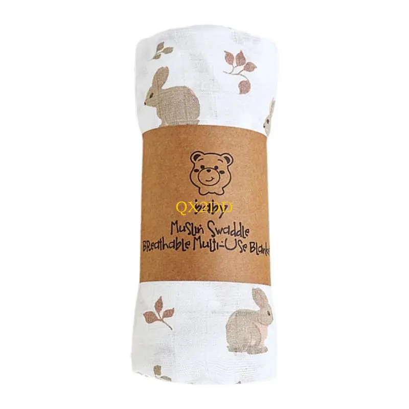 QX2D Soft Newborns Swaddles Wrap Summer Thin Cotton Sleeping Blanket for Infant Care