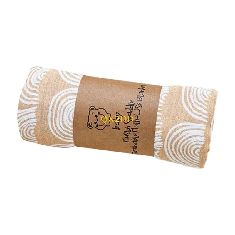 QX2D Soft Newborns Swaddles Wrap Summer Thin Cotton Sleeping Blanket for Infant Care