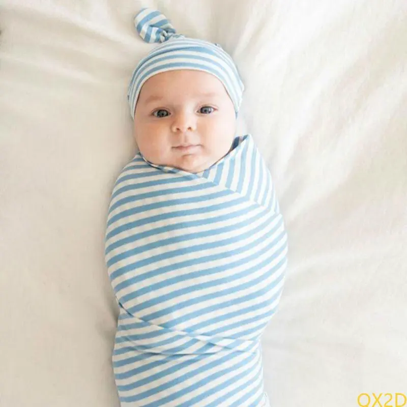 Muslin Swaddle Blankets Neutral Receiving Wearable Swaddling Set for Children