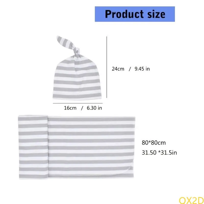 Muslin Swaddle Blankets Neutral Receiving Wearable Swaddling Set for Children