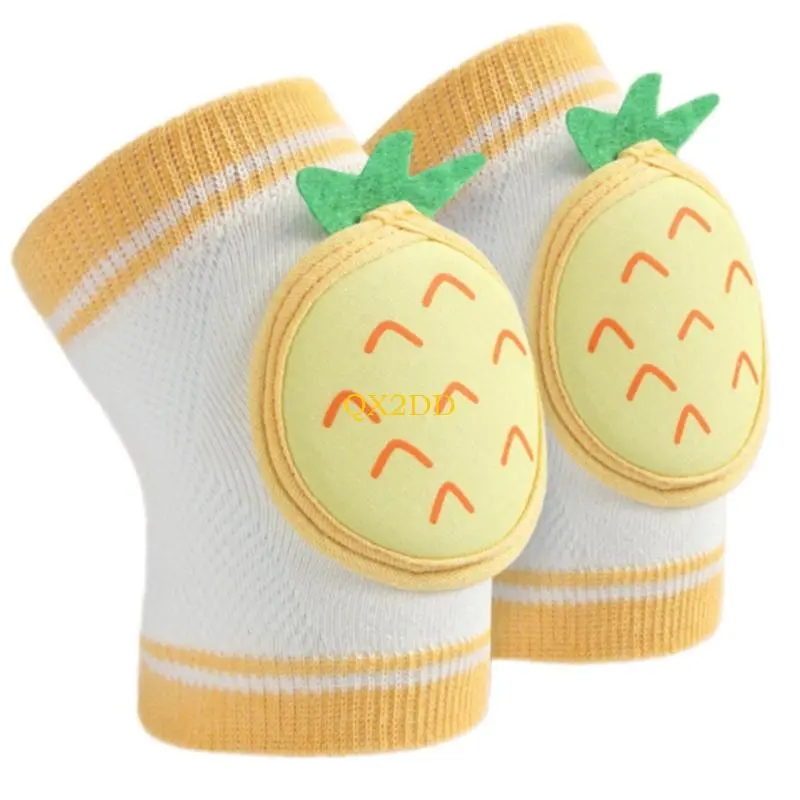 QX2D Kids Protective Knee Elbow Gear Soft Breathable Fabric Kneepads For Home Play