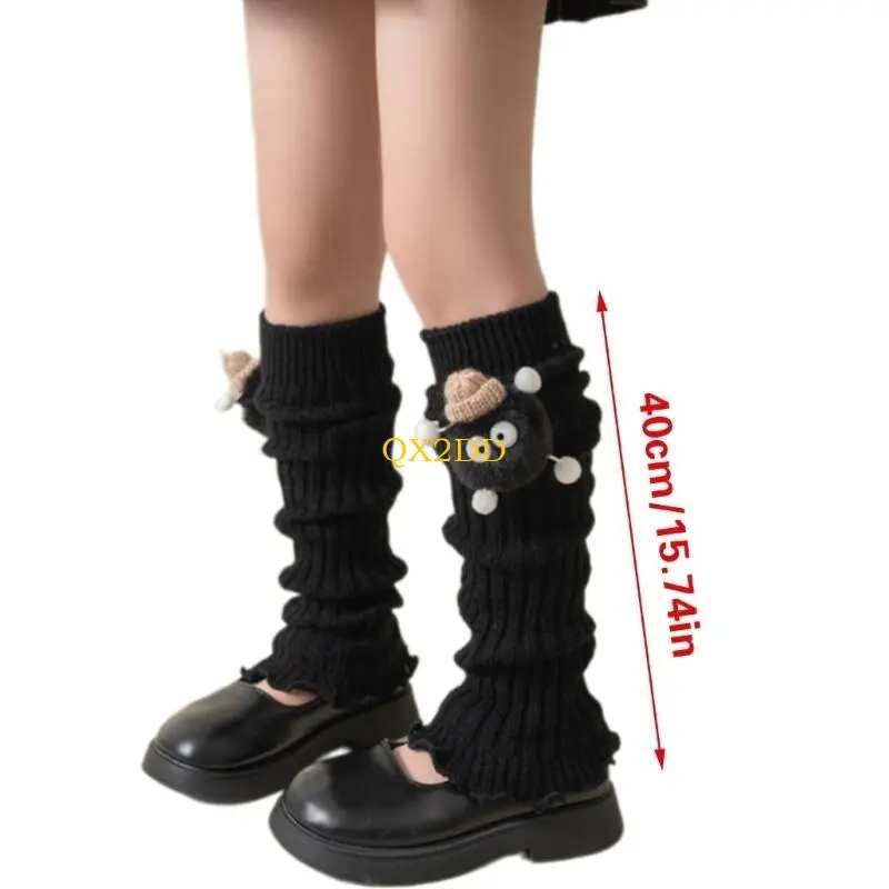 Leg Warmer Comfortable Kids Loose Socks Warm Ankle Warmer Cartoon Pattern Kids Loose Socks Fashionable Leg Warmer
