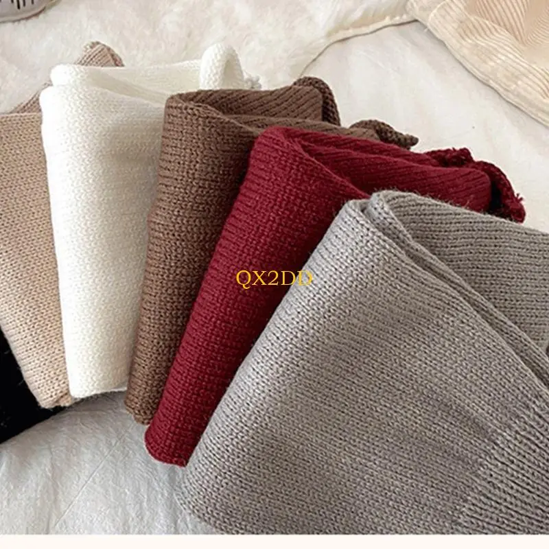 QX2D Upgrades Children Stylish Leg Warmer Breathable Long Socks Comfortable Kids Socks Everyday Comfort Kids Long Tube Socks