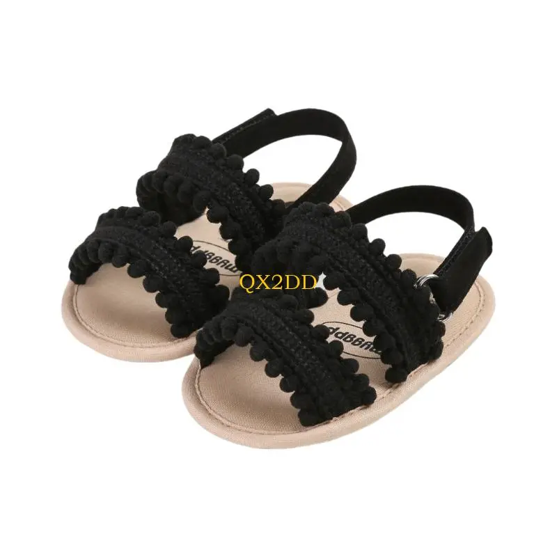 1 pair Baby Sandals with Nonslip Bottom, Secure Adjustable Fasteners Infants Walking Shoes for Outdoor Play Hour