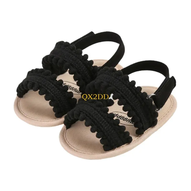 1 pair Baby Sandals with Nonslip Bottom, Secure Adjustable Fasteners Infants Walking Shoes for Outdoor Play Hour