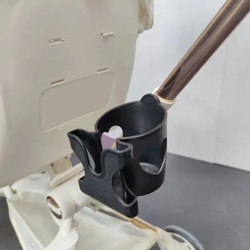 Portable Cup Holder with Smartphone Bracket Baby Stroller Cup Stand for Prams