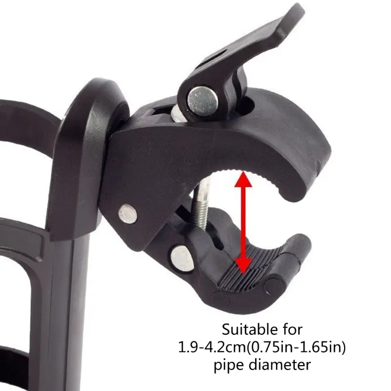 Portable Cup Holder with Smartphone Bracket Baby Stroller Cup Stand for Prams