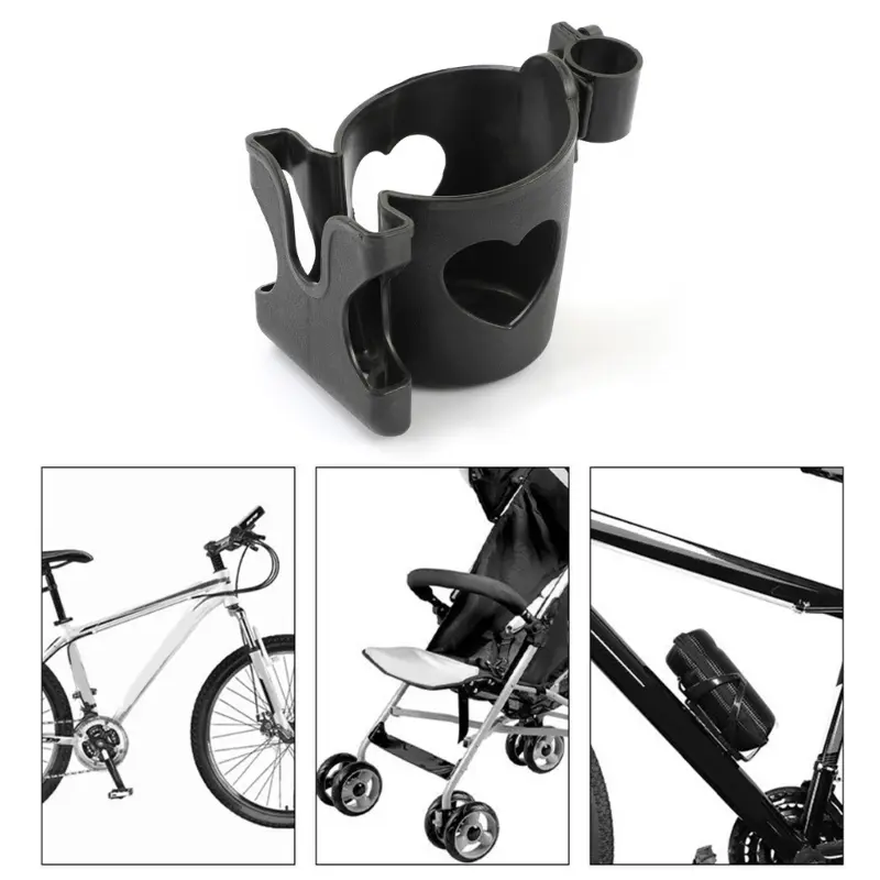 Portable Cup Holder with Smartphone Bracket Baby Stroller Cup Stand for Prams