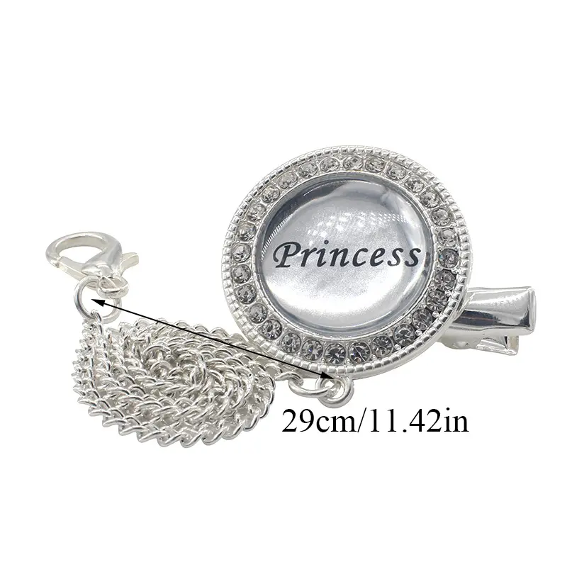 Blue Luxury Pacifiers Newborn Baby Bling Pacifier Clips BPA Free Silicone Nipple Letter Dummy Soother Feeding Holder Baby Shower