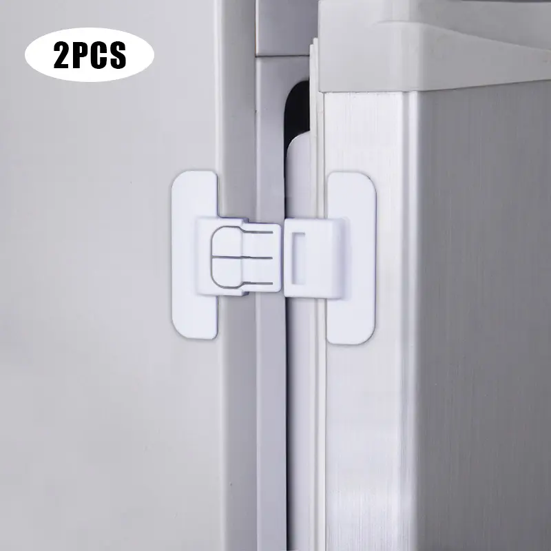 2/4Pcs Baby Safety Refrigerator Lock Cabinet Door Locker Buckle Home Kids Security Protection Anti-Open Water Dispenser Locks