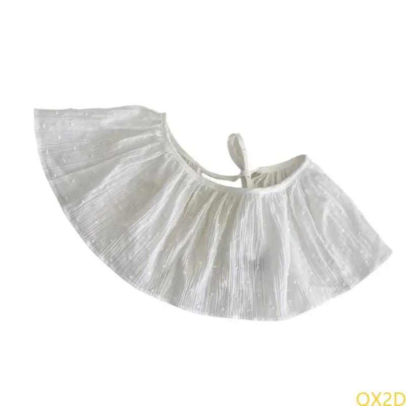 Strap Tied Skirt Stackable Fart Curtain for Girls Sweet Cosplay Clothing
