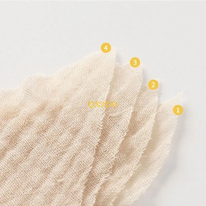 Baby Feeding Drool Bibs Infants 4-layers Cotton Gauze Saliva Towel Bandana Burp Cloth for Newborn Toddler
