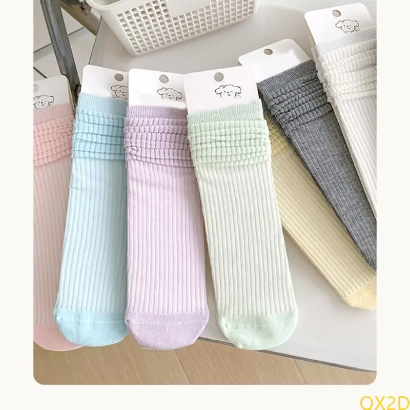 1 Pair Socks 3-13 Years Kids Middle Length Socks Cotton Comfortable Kids Hosiery