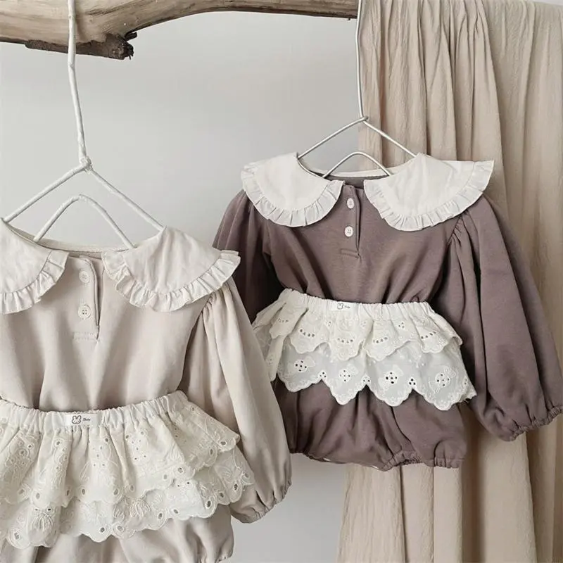QX2D Pleated Mini Princess Skirt Lace Embroidered Skirt Newborn Tulle Skirt for Girls Cotton Costume Kids Toddler Tulle Skirt