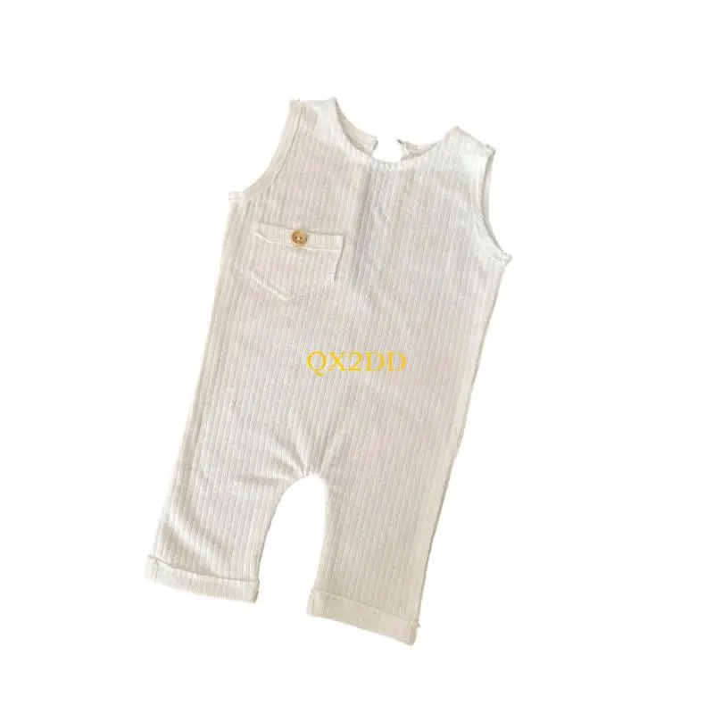 Newborns Photography Suspenders Romper 0 to 1 Month Baby Cotton Polyester Props