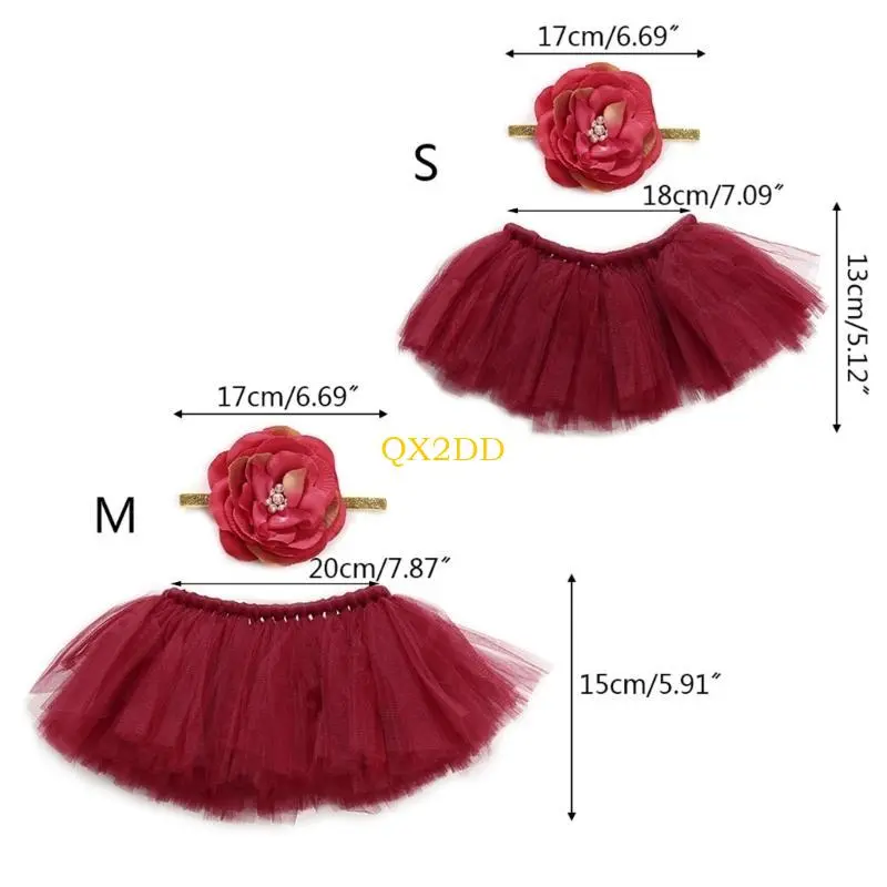 Summer Newborn Headband Baby Girls Layer Ballet Dance Pettiskirt Panties Dress Tutu Skirt Casual Outfits