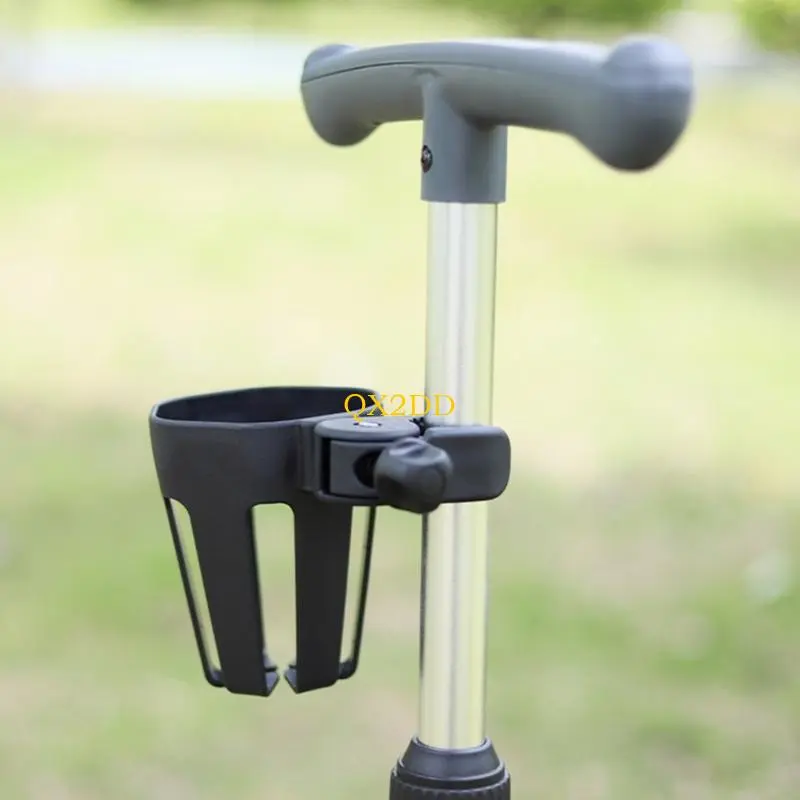 QX2D Easy Installation Bottle Stand 360 Rotation for Strollers Bike Mobility Scooters