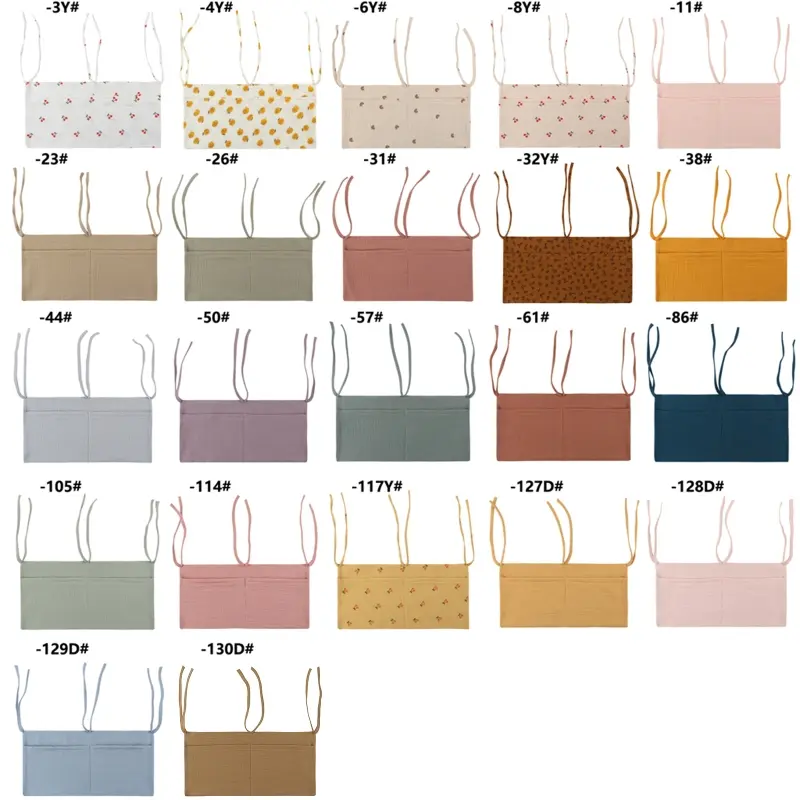 Baby Bedside Storage Bag Crib Hanging Bag Multi-Purpose Organizer Tissue Diaper Nappy Toys Holder Pocket Dropshipping
