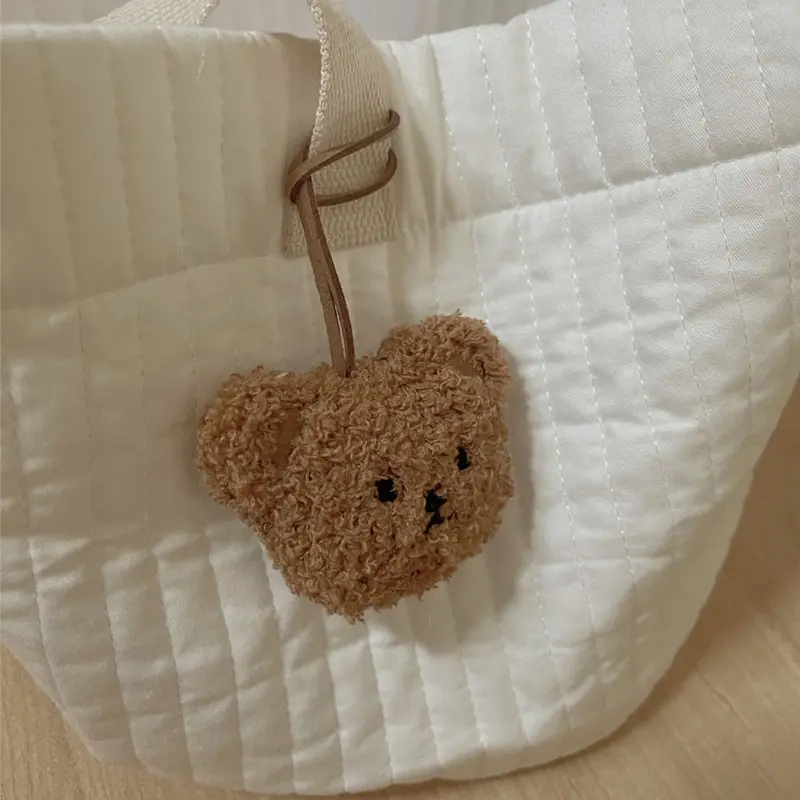 Fashion Wrinkle Cloth Mini Bear Drooler  Pure Cotton Super Absorbent Unisex Newborn  for Babies Toddlers Dropshipping
