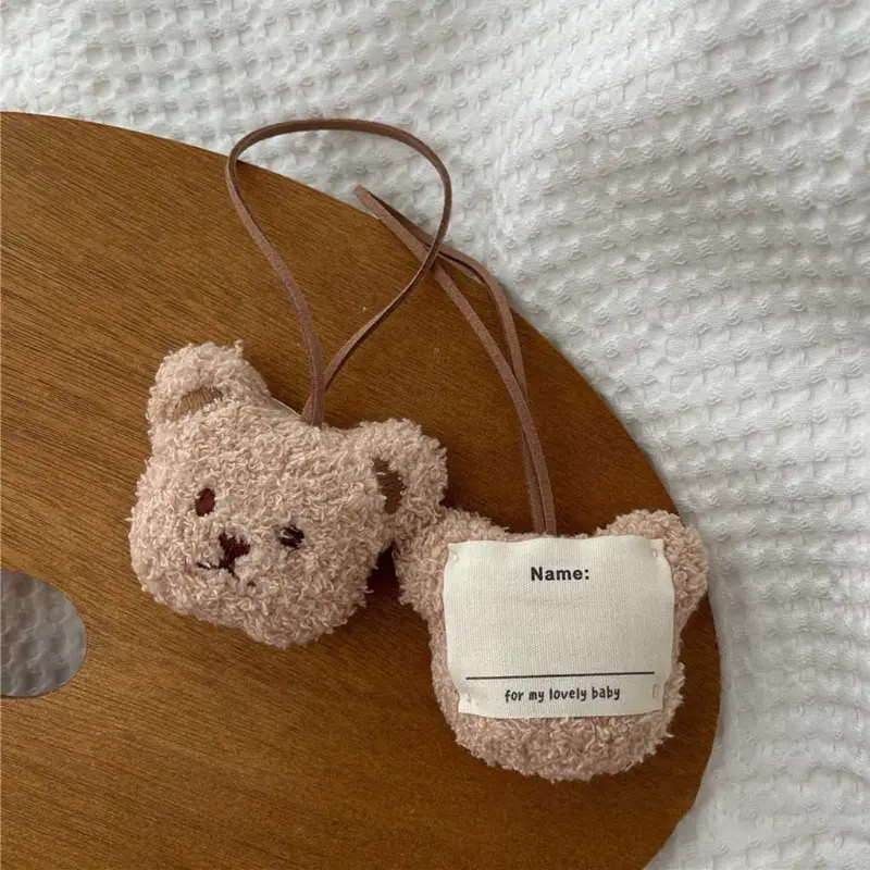 Fashion Wrinkle Cloth Mini Bear Drooler  Pure Cotton Super Absorbent Unisex Newborn  for Babies Toddlers Dropshipping