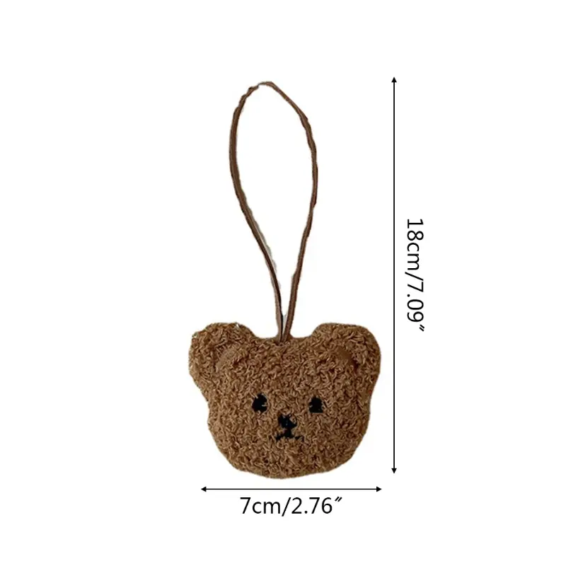 Fashion Wrinkle Cloth Mini Bear Drooler  Pure Cotton Super Absorbent Unisex Newborn  for Babies Toddlers Dropshipping