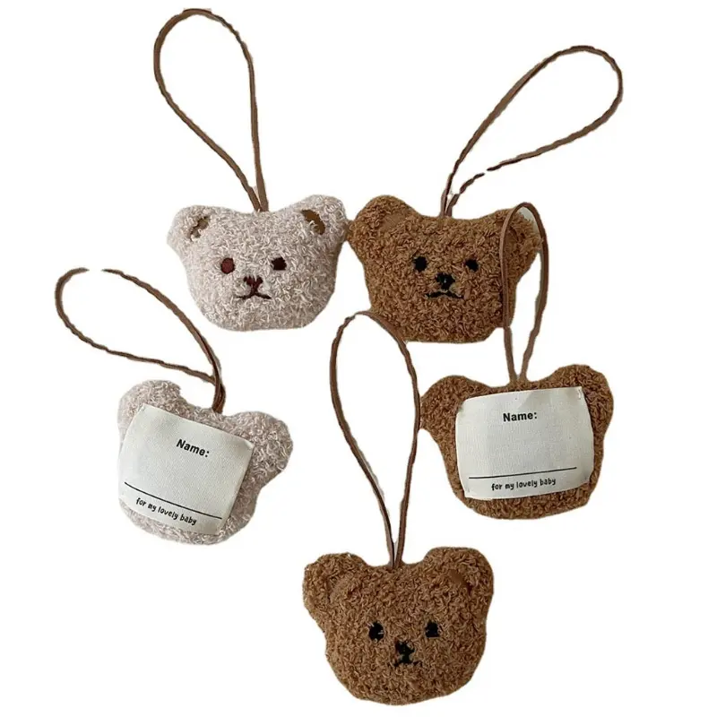 Fashion Wrinkle Cloth Mini Bear Drooler  Pure Cotton Super Absorbent Unisex Newborn  for Babies Toddlers Dropshipping