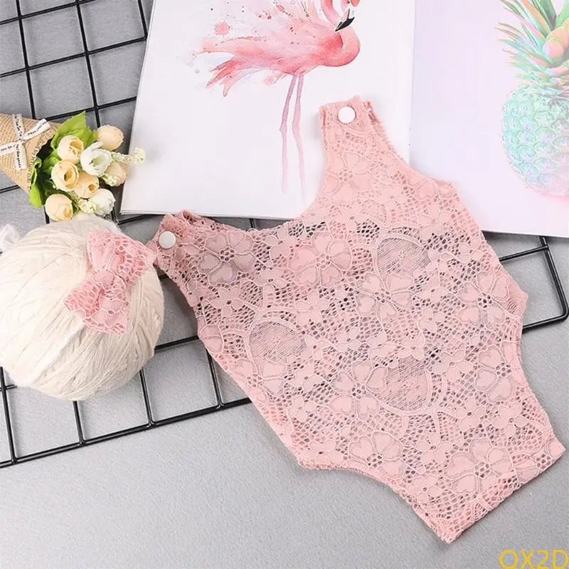 Baby Girl Photo Costume Lace Romper Newborn Photography Clothes Princess Outfit