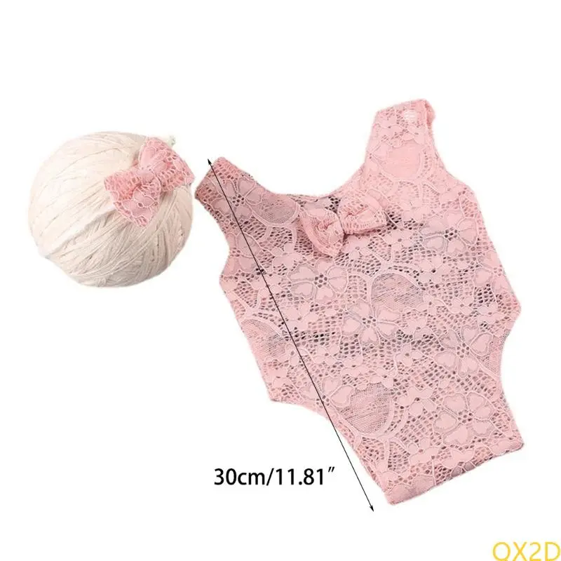 Baby Girl Photo Costume Lace Romper Newborn Photography Clothes Princess Outfit