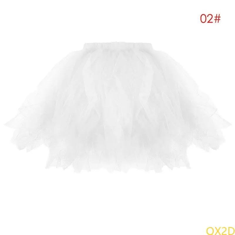 QX2D Baby Photo Costume Tutu Skirt Newborn Photo Props Ballet Skirt Outfit Photoshoot Tulle Dress Infant Skin-Friendly Outfit