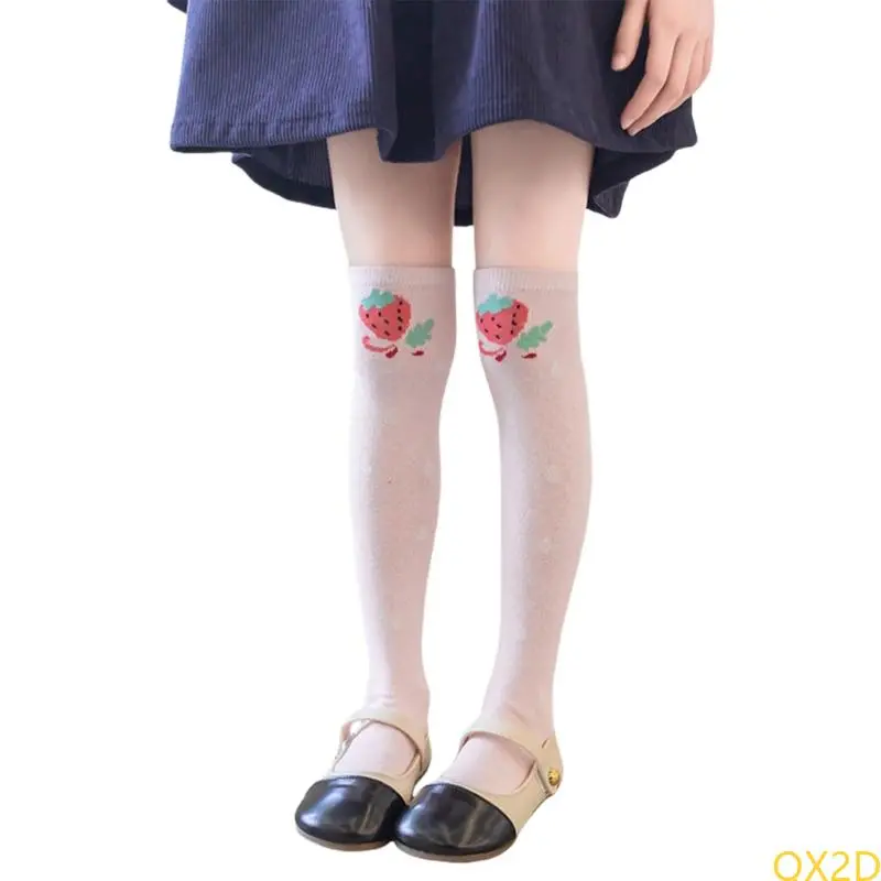 Girls Long Boot Socks Over Knee Stockings Breathable Socks Children Stockings