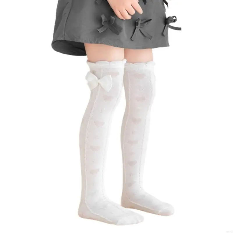 Pair Children Long Tube Socks Soft Fashionable Knees High Socks for Daily Wear