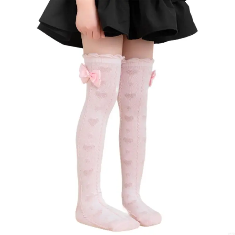 Pair Children Long Tube Socks Soft Fashionable Knees High Socks for Daily Wear