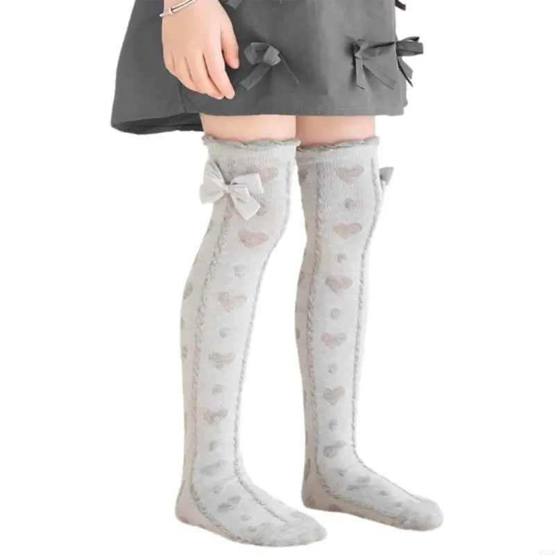 Pair Children Long Tube Socks Soft Fashionable Knees High Socks for Daily Wear