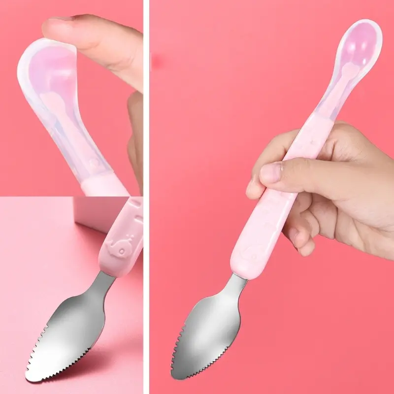 Infant Feeding Spoon Baby Puree Spoon Feeding Supplies Dishwasher Friendly Spoon
