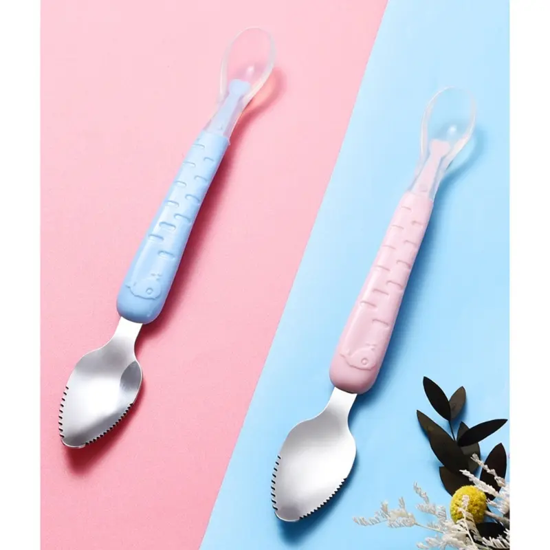 Infant Feeding Spoon Baby Puree Spoon Feeding Supplies Dishwasher Friendly Spoon