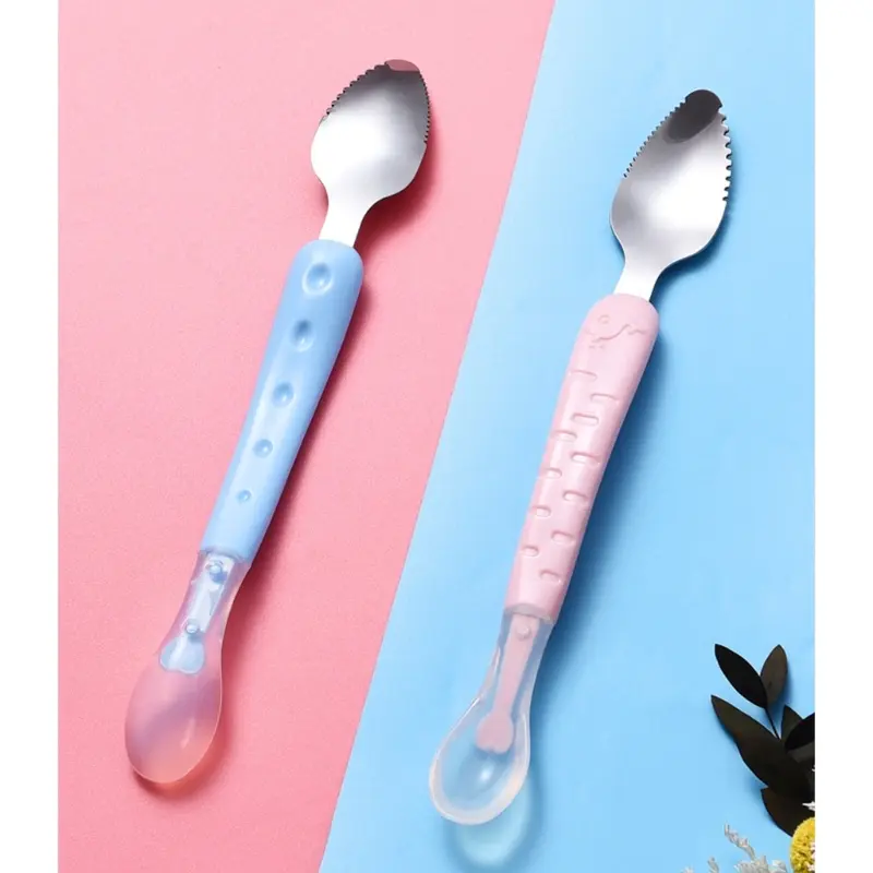 Infant Feeding Spoon Baby Puree Spoon Feeding Supplies Dishwasher Friendly Spoon