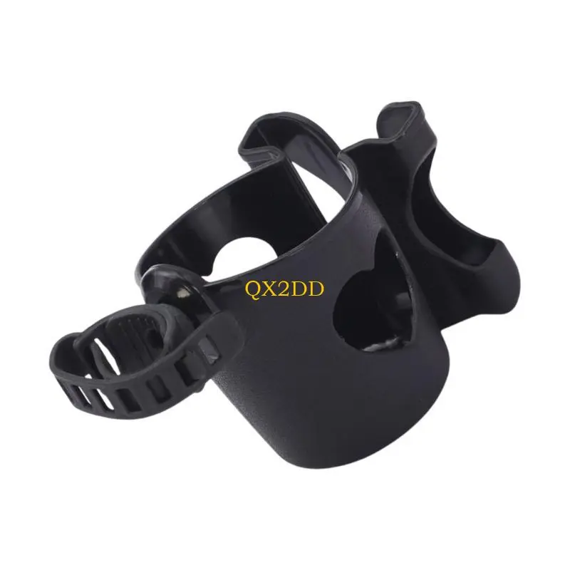 Convenient 2 In 1 Strollers Cup Holder with Bottle Compartment and Secure Phone Holder for Parents Travel Outdoor