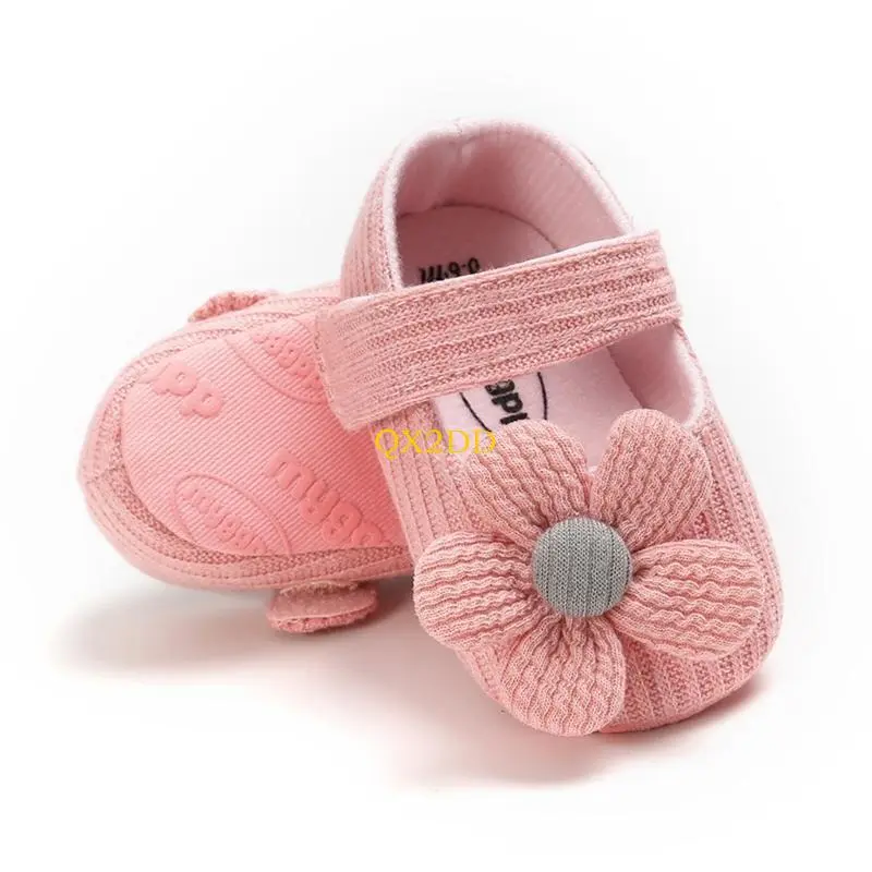 Baby Boys Girls Shoes Non-Slip Sole Solid Color Infant First Walking Shoes