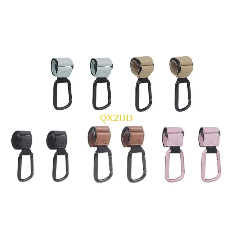 QX2D Baby Stroller Hook Hanging Carabiner Hook Bag Climbing Hook Multi-Use Hooks for Diaper Bag Mommy-Bag Pushchair Accessory
