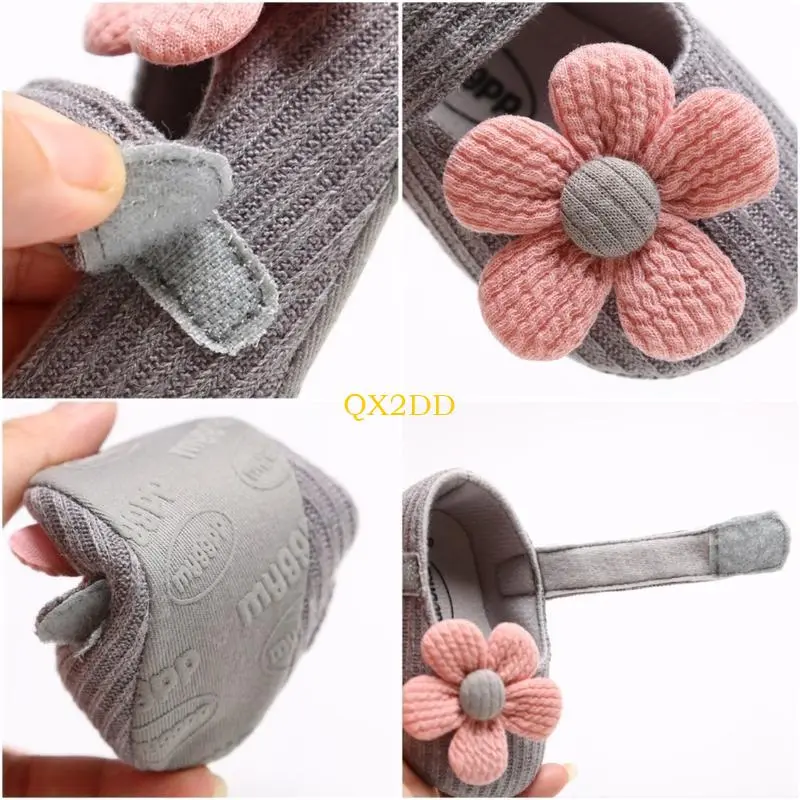 Baby Boys Girls Shoes Non-Slip Sole Solid Color Infant First Walking Shoes