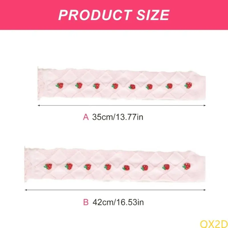 Children's Long Tube Socks Strawberry Pattern Decoration High Tube Socks Solid