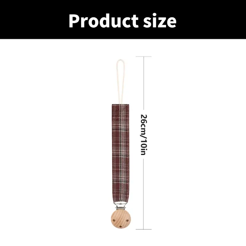 Stylish Pacifier Chain for Baby, Lovely Infants Soothing Toy Lanyard Rope Anti Fall Strap Belt Unisex for Daily Use