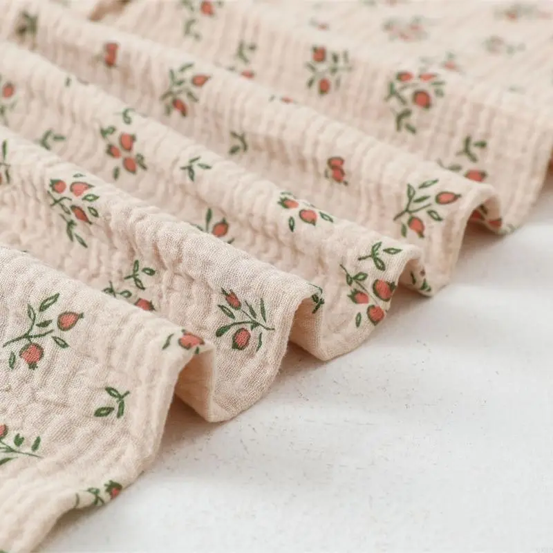 Cotton Baby Blanket Breathable Baby Wrap Lightweight for Newborns Toddlers Gift