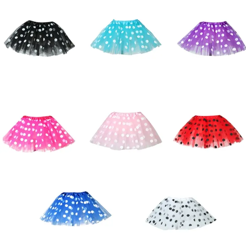 Multiple Layered Tulle Skirt Comfortable Skirt Elegant for Kids Aged 3 to 10