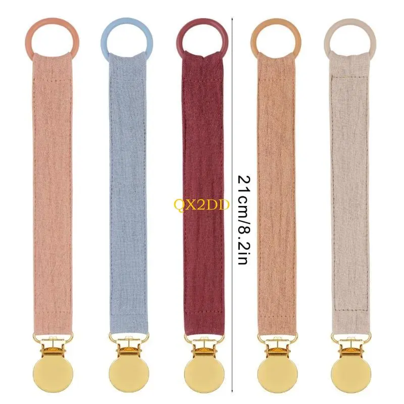 Stylish Pacifier Chain for Baby, Infants Soothing Toy Lanyard Rope Anti Fall Strap Belt Shower Present for Home Daily